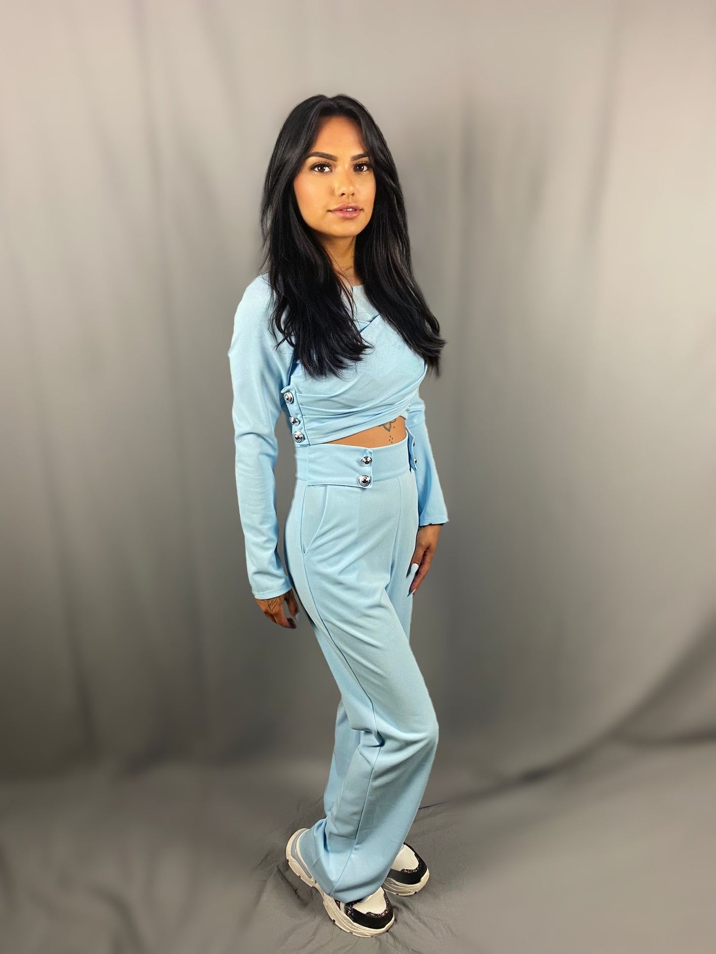 Two piece set blue